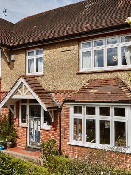 Flush sash windows in Melton Mowbray